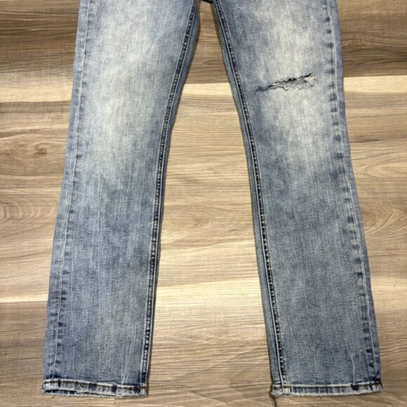 🏴 Silver Jeans beau straight leg blue jeans size 25 - Picture 4 of 10